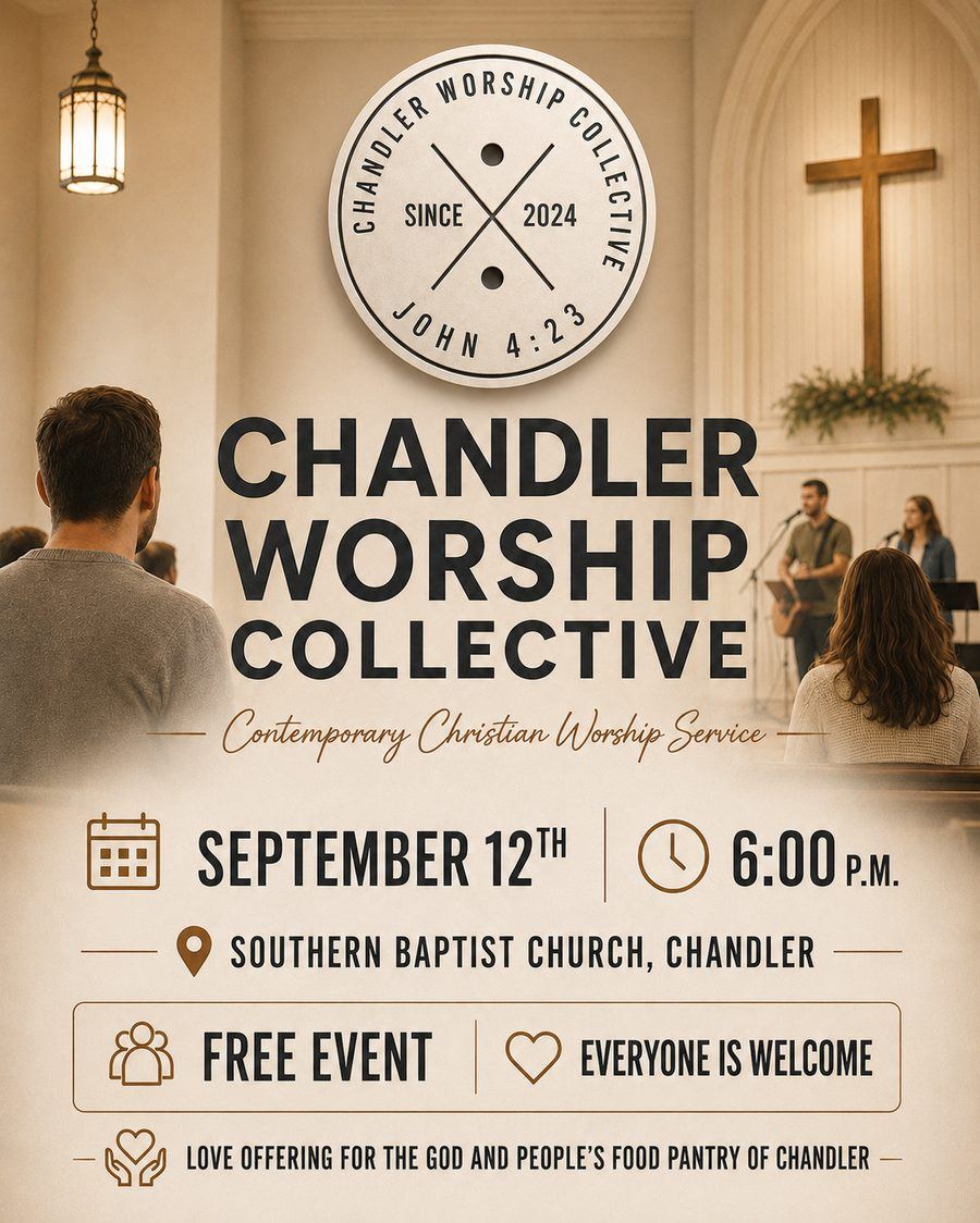 Chandler Worship Collective September 2026 flyer
