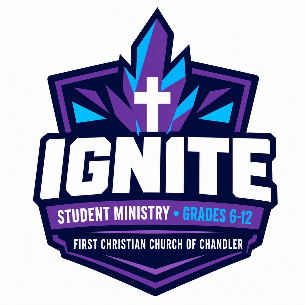 IGNITE Student Ministry emblem, grades 6-12